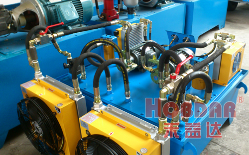 風冷式冷卻器聯(lián)接液壓站